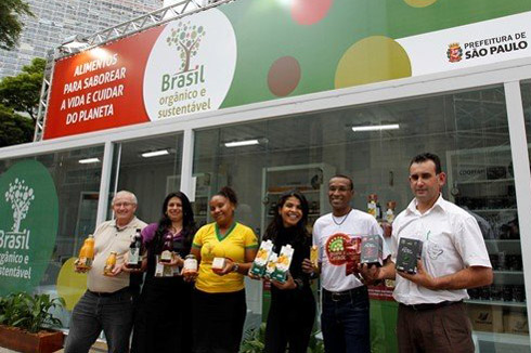 Produtores participantes do Quiosque Brasil Orgânico e Sustentável, São Paulo
